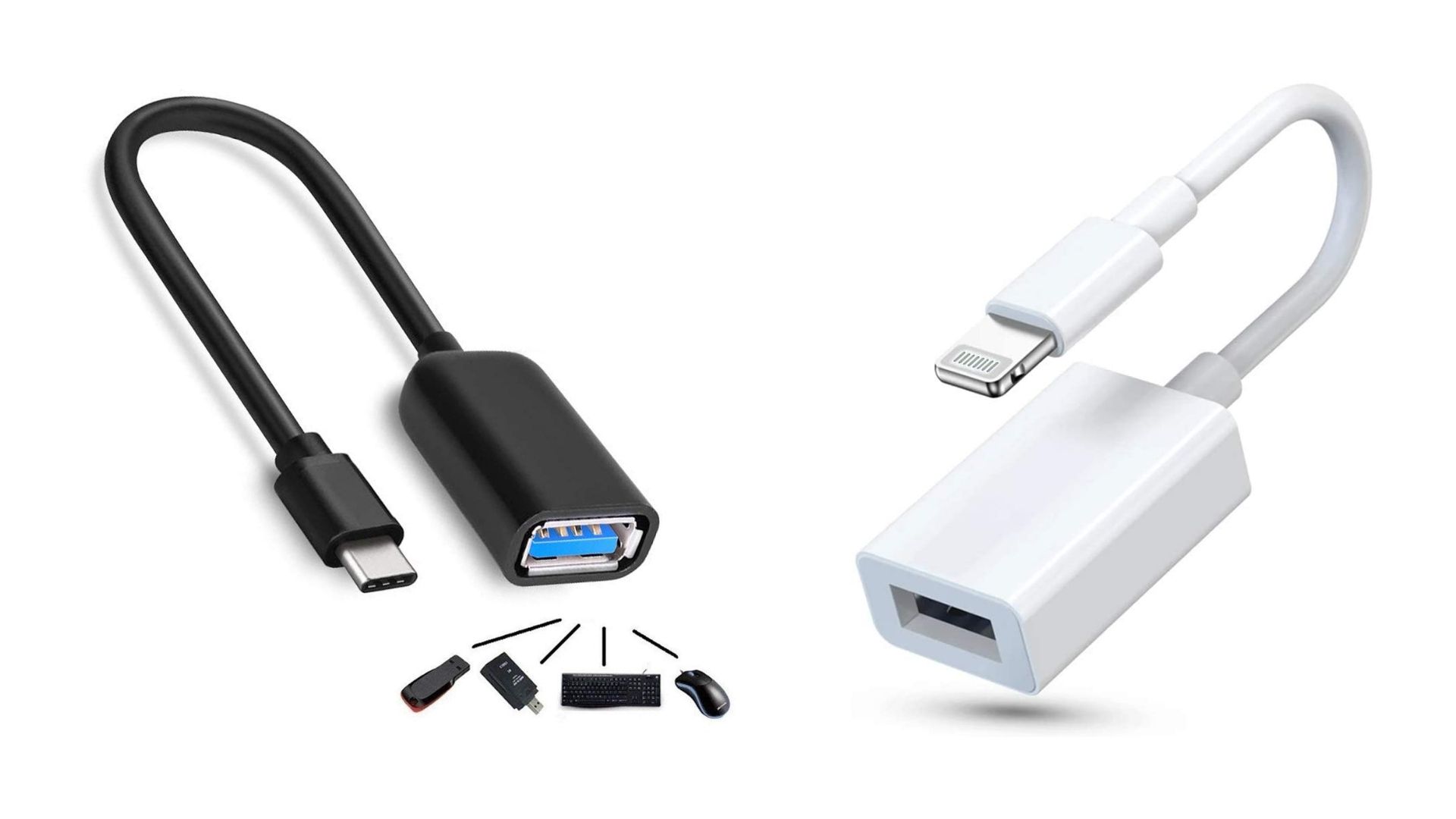 4 types of USB OTG adapters to connect your guitar to mobile device (Android smartphone and tablet, iPad, iPhone)